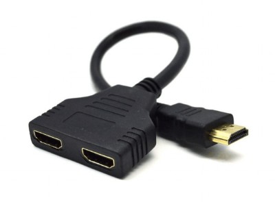 SPLITTER video GEMBIRD, split HDMI la 2 monitoare, conector 1: HDMI (T); conector 2: HDMI (M) x 2, &amp;quot;DSP-2PH4-04&amp;quot; (timbru verde 0.8 lei) foto