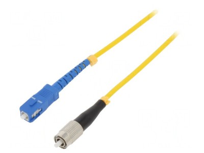 Cablul Patch Cord Fibră Optică FC/UPC-SC/UPC 2m 9/125um foto