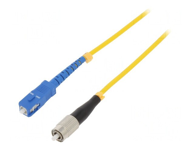 Cablul Patch Cord Fibră Optică FC/UPC-SC/UPC 2m 9/125um