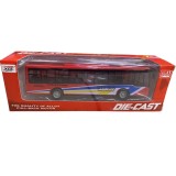 Macheta metal autobuz rosu