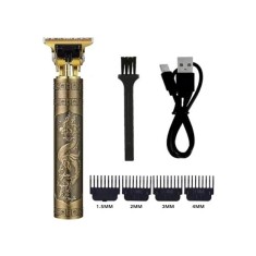 Aparat de tuns Vintage T9, profesional, fara fir, Trimmer, pentru par si barba, reincarcabil