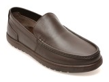 Mocasini OTTER maro, FL565F, din piele naturala