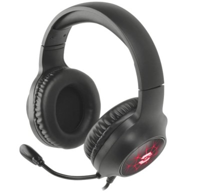 Casti de gaming cu fir Speedlink VIRTAS, Sunet surround 7.1, LED RGB, negru - RESIGILAT foto