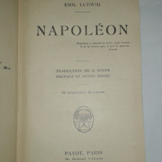 EMIL LUDWIG - NAPOLEON Ed.1930, PAYOT, PARIS, in lb.franceza