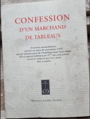 Confession d&amp;#039;un Marchand de Tableaux. Aventure Extraordinaire. foto