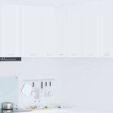 vidaXL Dulap suspendat Riga Alb 57 x 57 x 80 cm Lemn compozit 884290