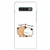 Husa compatibila cu Samsung Galaxy S10 Silicon Gel Tpu Model Bubu Dudu Muaah Love You