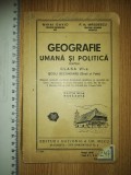 CARTE - VECHE/ MANUAL -GEOGRAFIE UMANA SI POLITICA