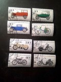 2 Serii Germania RFG - Berlin 1982 Automobile si 1983 Motociclete istorice , 8v, Stampilat