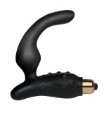 Vibrator Anal O-Boy 7 Viteze, Negru, 11 cm, Rocks-Off