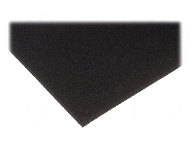 Burete Electroconductor ESD Negru 550mm x 350mm x 10mm
