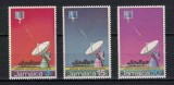 Set 3 timbre Jamaica 1972 &ndash; Comunicații spațiale și stație satelit -A62