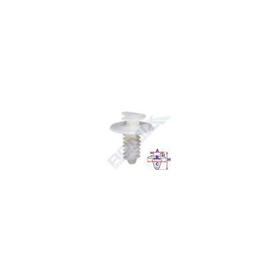 Clips Tapiterie Pentru Fiat/Lancia/Alfa Romeo/Peugeot - Alb Set 10 Buc 132212 11026-RMX foto