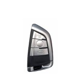 Carcasa cheie,after market,compatibila cu Smart Bmw, 3 but, argintie,fara logo