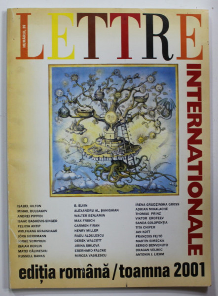 REVISTA &#039;&#039; LETTRE INTERNATIONAL &#039;&#039;, EDITIA ROMANA , TOAMNA 2001