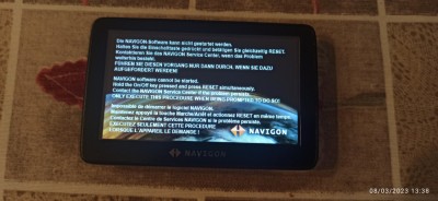 Display cu touchscreen GPS Navigon 72xx foto