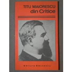 DIN CRITICE-TITU MAIORESCU