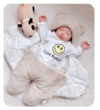 Paturica crem pentru infasat tip combinezon (Marime Disponibila: 3-6 luni, Superbaby