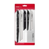 Panza, lama, fierastrau tip sabie, pentru lemn, metal, HCS, BIM, set 5 buc, Strend Pro