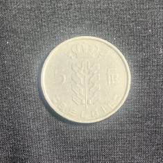 Moneda 5 franci 1949 Belgia