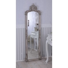 Oglinda Jugendstill din cristal cu o rama gri CAT207H