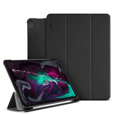 Husa iPad Pro 11&amp;#039;&amp;#039; 2018, Ringke Smart Case, Functie Stand si Functie Smart Sleep, Negru foto