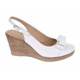 Pantofi dama piele naturala cu platforme LS100A1