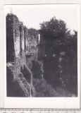Bnk foto Ruinele cetatii Soimus - 1966, Alb-Negru, Romania de la 1950, Cladiri