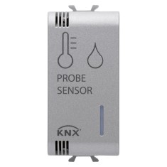 Senzor temperatura si umiditate 1M Knx Easy Gewiss Chorus titan GW14762H