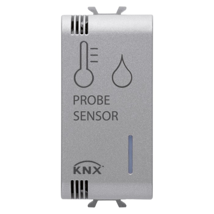 Senzor temperatura si umiditate 1M Knx Easy Gewiss Chorus titan GW14762H