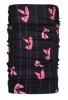Bandana Multifunctionala Zajo Unitube Black Gems, Esarfa Gat, Masca, Caciula, Antibacteriana, Unisex, Poliester