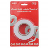 Banda Adeziva Buretata Dubla DACO, 18mm x 2m, Banda Adeziva pentru Birou, Banda Scotch pentru Birou, Banda Scotch, Scotch pentru Birou, Banda Adeziva