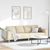 Set de canapea Crem țesătură