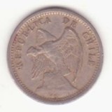 Chile 20 centavos 1940 - condorul andin.