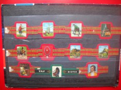 HOPCT LOT NR 79 SCOTIA TRADITIONALA-UK -11 BUC-ETICHETE VECHI DE TRABUCURI/ CIGARS LABELS -COLECTIE DE LUX-