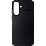 Husa spate aspect Carbon, silicon negru, pentru Samsung Galaxy A57 5G