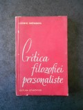 Ludwig Grunberg - Critica filozofiei personaliste