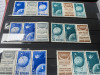 Set complet 6 blocuri cu vinieta, Satelitii artificiali ai Pamantului,1957, MNH, Nestampilat