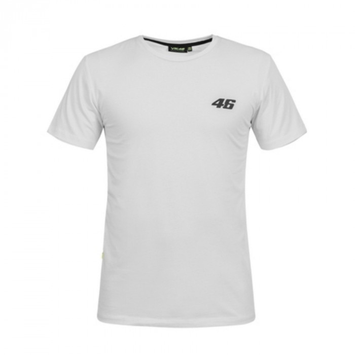 Valentino Rossi tricou de bărbați white logo VR46 black Core - S
