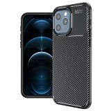 Husa iPhone 12 Pro Max Techsuit CarbonFiber, negru