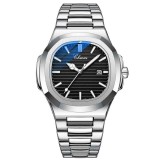 Ceas Bărbați Chenxi 8222 Negru &ndash; Multifunctional, Design Business, Luminiscență, Rezistent la Apă 3ATM