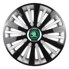 Set 4 Capace Roti pentru Skoda Nou Verde, model Falcon Mix, R15, SKODA