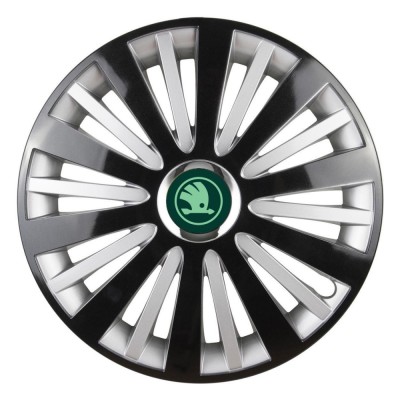 Set 4 Capace Roti pentru Skoda Nou Verde, model Falcon Mix, R15, SKODA foto