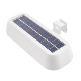 Reflector solar LED rectangular pentru fatada eMazing, 18 x 7 cm, detector de miscare, 6V, material plastic, 2200mAh, impermeabil, nuanta lumina alb r