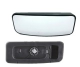 Geam oglinda exterioara cu suport fixare Mercedes Sprinter 209-524, 2009-2018, Sprinter W910, 2018-, Vw Crafter (2e), 2009-04.2017, Stanga, panoramic