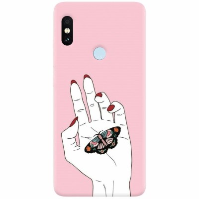 Husa silicon pentru Xiaomi Remdi Note 5 Pro, Butterfly In Hand foto