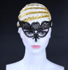 Masca Carnaval Foreplay Adult Venetiana Neagra Black Dantela Halloween, Negru