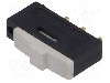 Intrerupator glisant, 2 pozitii, {{Configura&amp;#355;ie pini}}, {{Mod comutare}}, SUNGMUN ELECTRONICS - NSI-10HS