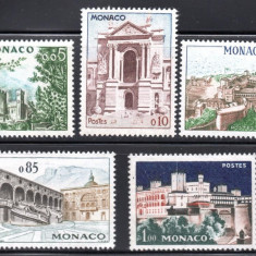 Monaco 1960, Arhitectura, serie neuzata, MNH
