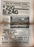 Zig Zag Magazin nr. 10 Almanah 1990 16 pagini romana coperti brosate stare buna